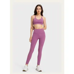 Lu Align Align High Rise Pant 25 Calças de corrida Calças justas Calças Conjunto de corrida Yoga Lu Lemon LL 2024