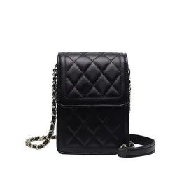 Mini -Designer -Telefontasche für Frauen Geldbeutel mit Kette Eins Schulterkartenmünzenhalter Damen Bolso Geeignete Mobiltelefone Bolsa C234281Q