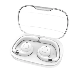 HIFI Bass Drahtlose Kopfhörer TWS Bluetooth Kopfhörer Für Apple Samsung Max Noise-cancelling Headset Ohrhörer Transparenz Lade Fall OWS Ohr Haken Spiel Kopfhörer