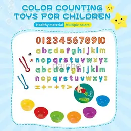 Sorting Nesting Stacking toys Rainbow Letter Sorting Early Education Set Children's Number Arithmetic Training Puzzle Matching Brain Development Toys zln240125
