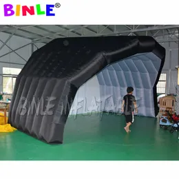 8x4x4mh (26x13.2x13.2 stóp) z hurtową dmuchawą wielofunkcyjną Oxford Giant Inflatible Stage Tent Dach dachu na imprezie festiwalu muzycznego