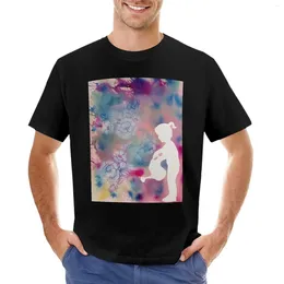 Polo da uomo Ragazza con annaffiatoio T-shirt estiva Top da uomo T-shirt grandi e alte