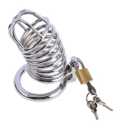 Dispositivo 50mm Scrotum Ring Anello Penis Lock Lock Dick Bondage Cage Penis Sleeve Sex Toys for Men Game per adulti Y18928041201966