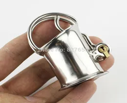 New Arrival Pa Lock Cage Stainless Steel Device Bondage Sex Toys For Men Penis Ring Y190706028910955