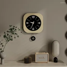 Wanduhren, Uhr im Antik-Creme-Stil, minimalistisches Wohnzimmer, Schlafzimmer, hochwertiges Design, geräuschlos, störungsfrei