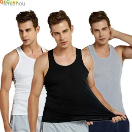 Herrtankstoppar mäns casual tank sommaren högkvalitativ kroppsbyggande fitness muskel singlet man kläder ärmlösa smala fit västar debardeur hommesl240124