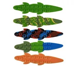 Novidade brinquedo alívio do estresse silicone ventosa mágica para crianças adhd mesa brinquedos barra em forma de adsorção brinquedo crocodilo shape9235374