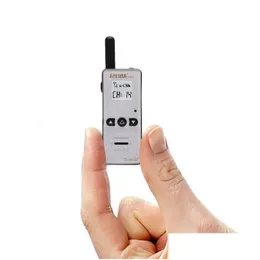 Walkie Talkie Helida T-M2D 2W Süper Mini İki Yönlü Radyo FRS GMRS UHF 400-520MHz Damla Teslimat Elektroniği Telekomünikasyonları Otgpx