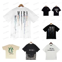 24ss Designer2023 Diseñador para hombre T Shirts para mujer Amirs Impreso Moda Hombre Camiseta Casual Tees Manga corta Lujo Hip Hop Streetwear A Miri Camisetas BBR4