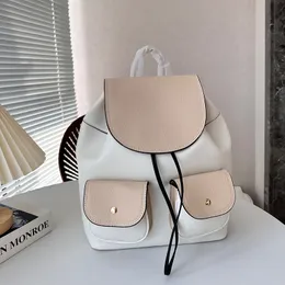 2024 En İyi Lüks Tasarımcı String Sırt Çantası Çanta Yumuşak Çift Omuz Çantaları Unisex Wear Casaul Seyahat Paketleri Crossbody Plain Grace Coac Tasarım