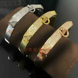 Bangle Designer Full Sky Star Pig Nose Bracelet and Bracelet H Full Diamond Door Ring Bracelet and Bracelet, All Available in Various Styles 05BN