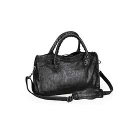 Bolsas de noite 2023 Soft Pu Leather Marca Meninas Bolsas de Ombro Bolsas Pretas Tote Nova Chegada Mini Pequenas Bolsas de Motocicleta Crossbody para Mulheres J240125