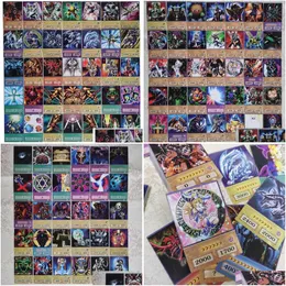 Kart oyunları 100pcs yu gi oh Japon 100 farklı stil kanat ejderhası nt asker gökyüzü flaş çocuk oyuncak hediye damla teslimat oyuncakları hediyeler puzzl dhoeh