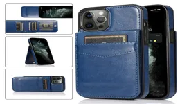 Telefonfodral med Buckle Flip Card Slot Wallet Stand Pu Leather Case Cover för iPhone 12 11 Pro Max XS XR 5 6 7 8 Samsung S21 S20 S9428306