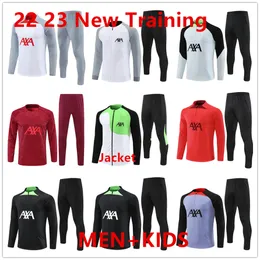 2023 Novos fatos de treino Top Qualitt Ternos de treino de equipa de futebol 22 23 Homens e crianças Fatos de futebol Jerseys Jacket Jogging Kits Survetement Foot Chandal Tuta Da