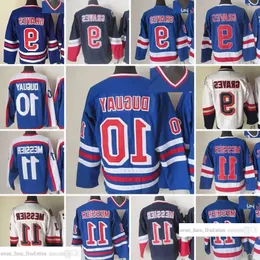 1926-1999 Film Retro CCM Hockey Jersey Stickerei 9 Adam Graves 10 Ron Duguay 11 Mark Messier Vintage Trikots 44