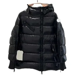 Piumino di marca da donna con la stessa giacca nel lungo cappotto sportivo casual invernale con cappuccio, caldo e spesso, impermeabile, con cintura sottile 4Y03J