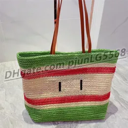 Celebrity Runway Model Straw Bag أحدث تصميم بسيط وعملي محفظة مصممة للسيدات 2021 مصممة للشباب G265O