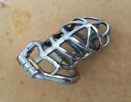 Ultimo design Dispositivo in acciaio inossidabile 83mm Cock Cage Peins Lock Sex Toys For Men Belt9187090