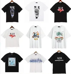Tasarımcı Amaris Erkekler Tshirt Sınırlı Edition Çiftler Tees Street Wear Moda Marka Gömlek Sıçrama Mektup Baskı Amirler Kısa Kollu Gündelik Gevşek Erkekler Tees A7i