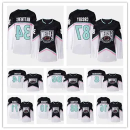 2024 All Star Game Hockey Jersey Alex Ovechkin Nick Suzuki Jack Hughes Igor Shesterkin Dylan Larkin Sidney Crosby Artemi Panarin Andrei V 85