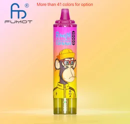 베스트셀러 Fumot randm Tornado 15000 퍼프 41 컬러 New Up Oning Single 사용 일회용 vape 펜 도매