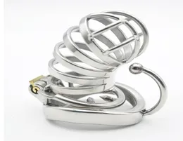 2 Stili serratura magica gabbia per gallo in acciaio inossidabile anello per pene dispositivi per cintura bondage bdsm giocattoli del sesso per gli uomini5297811