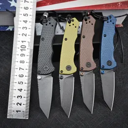 NY BM 290 290BK Full immunitet Nylonhandtag Mini Pocket Knife Marked M4 Steel Blade Outdoor Multifunktionell campingjakt EDC Tool BM 533 535 9070 3300