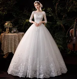 웨딩 드레스 2022 New Explestam Super Fairy Bride 레트로 중국 스타일 헵번 아웃 거즈 프랑스 간단한 가벼운 수요일 드레스 7461243