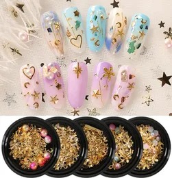 Tamax NA038 Mixed Style Metal Nail Art Decoration Pearl Rhinestones Nails Crystal Stones Sticker Manicure Accessoires Tips Nagel To8422260