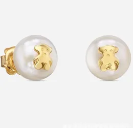 Stud 925 Sterling Sier Earrings Gold Baby with Pearls Fits Fits European Jewely Style Gift 215263010 Drop Delivery Jewelry Dhsum