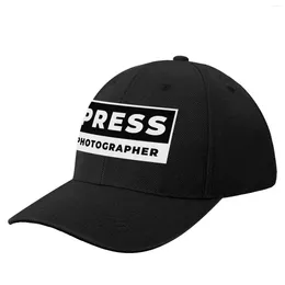 Ball Caps Press Pographer ID Baseball Cap Big Size Hat Luxury Horse Women Men's