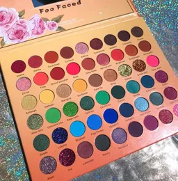 Chegada encantadora sombra 54 paleta de cores compõem fosco shimmer pigmentado sombra em pó 4004595