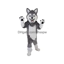 Maskottchenkostüme Wolf Fursuit Hund Fuchs Weihnachten Fancy Party Kleid Cartoon Charakter Outfit Anzug Adts Größe Karneval Ostern Drop Delive Dhgqr