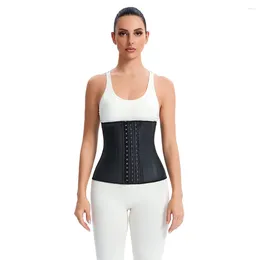 Women's Shapers 29 Steel Bones Waist Trainer Shaper Slimming Belt Fajas Sashes Workout Girdle Latex Hook Corset