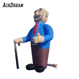 wholesale Customized 3/4/6mH inflatable Abraham model, giant holland cartoons, Netherland characters inflatables old man