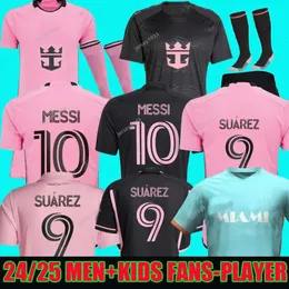 24 25 Miami Futbol Formaları Messis Beckham Futbol Gömlekleri 2023 2024 Matuidi Higuain Trapp Pellegrini Pizarro FC Jersey hayranları oyuncu Carranza Pirez Morgan