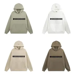 Ess Designer Hoodie Mens EssentialSweatshirts EssentialShoodie Ess Hoody Kadın Erkek Hoodid Üst Lüks Pamuk Moda Sokak Giyim Takip Büyük Boy Kıyafetler