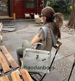 Keilys 50 di lusso Borsa tote bag in pelle di vacchetta Borsa a tracolla di grande capacità Borsa da viaggio per affari da uomo e da donna Borse da viaggio morbide e leggere