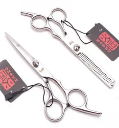 Hårklippande sax Professional 6 17 5cm Japan Rostfri Barber Shop Hairdressing Thinning Scissors Styling Tool Haircut 280A3569605