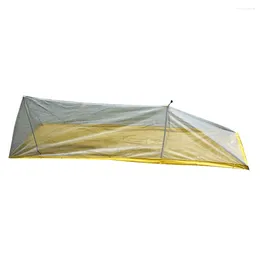 Палатки и укрытия имеют пакет с пакетом D Нейлон на открытом воздухе палатка палатка Силиконовая покрытая решетчатая ткань.