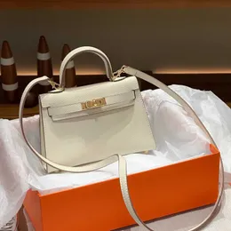 Copia legale Deisgner 8A Borse Negozio online Borsa di seconda generazione Borsa da donna in pelle premium elefante grigio Borsa mini con logo reale wxq