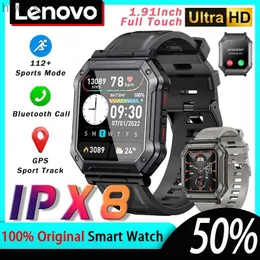 Умные часы Lenovo GTS Fit Смарт-часы для мужчин с большой батареей Воспроизведение музыки Фитнес-трекер Bluetooth с автоматическим вызовом Спортивные умные часы для мужчин для IOS Android YQ240125