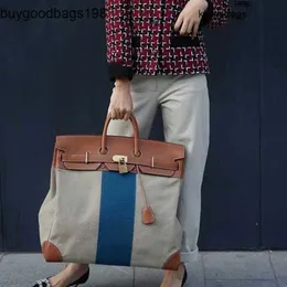 Дизайнерские сумки 40 см, сумки-тоут, индивидуальная ограниченная серия, 2024 г., новинка большого размера из парусины для путешествий для мужчин и женщин w Xxeg NAY8
