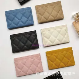 Korthållare Chanells Wallet Ultra Thin One Piece Lingge Card Bag Card Set med Caviar Letter Storage Portable Card Clip