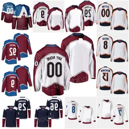 Reverse Retro Hockey 92 Gabriel Landeskog Jerseys 7 Devon Toews 95 Andre Burakovsky 13 Valeri Nichushkin 8 Cale Makar 29 Nathan Mackinnon Mi 77