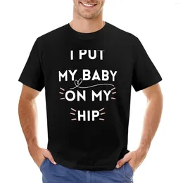 Polo da uomo Copia Ofi Put My Baby On Hip T-shirt Magliette grafiche Camicia oversize vuota da uomo allenamento