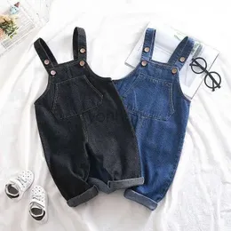 Jeans IENENS Kids Baby Clothes Jumper Boys Girls Dungarees Infant Playsuit Pants Denim Jeans Overalls Toddler Jumpsuit 2 3 4 5 6 Years zln240125