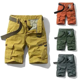 Herenshorts 2023 Lente Zomer Mannen Cargoshorts Katoen Relaxed Fit Camouflage Heren Denim Korte Casual Broek Kleding Sociale Cargo Short J240124