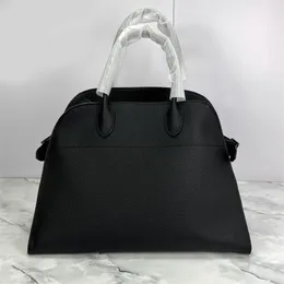 A linha saco de couro margaux totes luxurys bolsa grande capacidade feminina designer alça ombro fechamento designer saco marrom preto xb102